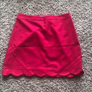 JCrew Style Scalloped Skirt